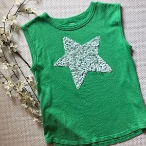 J.Crew girls’ sequin star tank